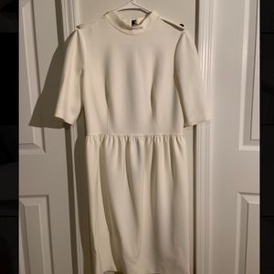 BURBERRY WHITE WINTER DRESS